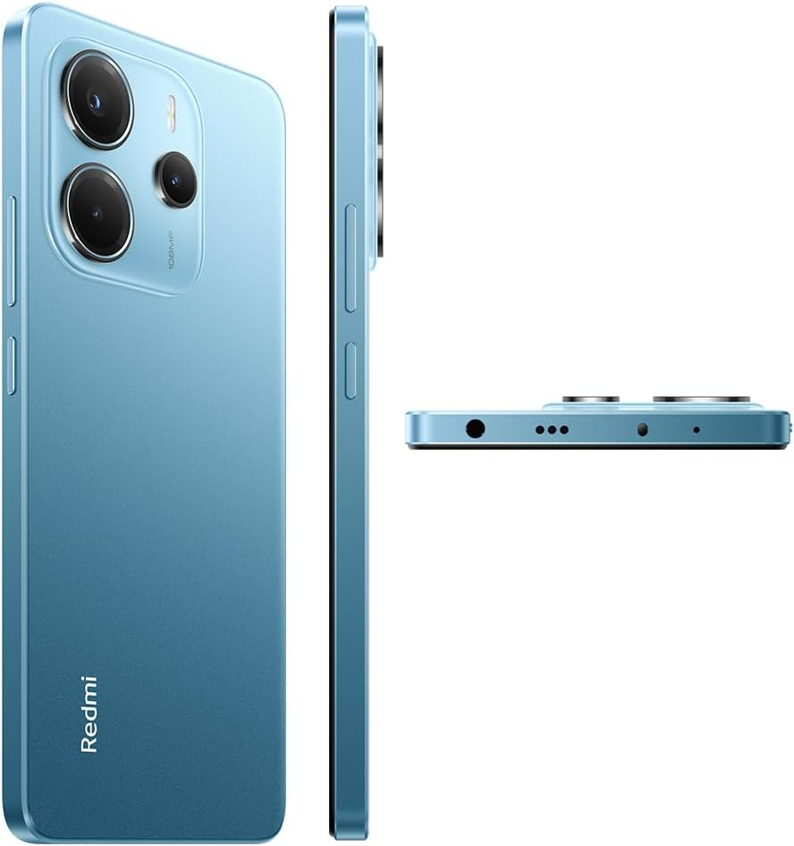 Xiaomi Redmi Note 14 8GB + 256GB Global Edition Smartphone 6.67 Inch AMOLED Screen 120Hz 50MP 5110Mah 45W Fast Charge Blue image number 2