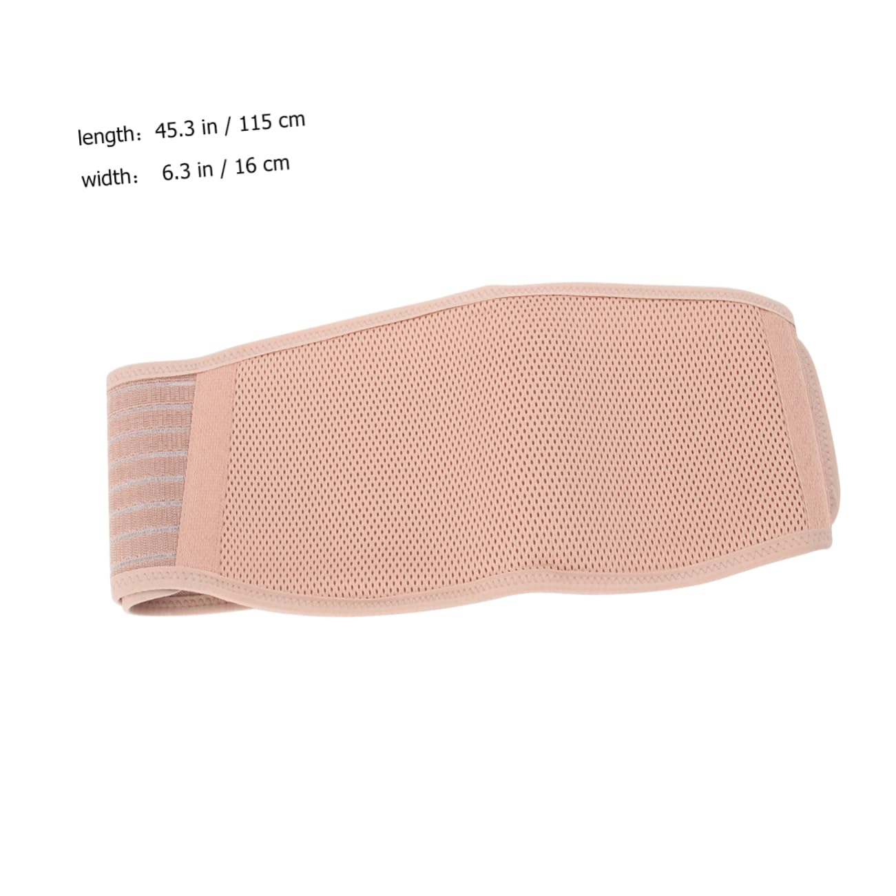 Maternity Belly Belt and Abdominal Support Band for Pregnancy, Breathable Waist Care Back Brace in Beige, Free Size, Comfortable Lower Abdomen Protector for Women during Pregnancy image number 6