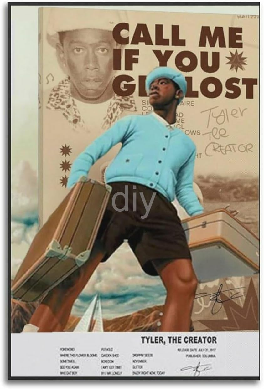 The Tyler Create_0 Poster Canvas Painting Wall Art Picture Home Decor Print for Bedroom Living Room Dorm Study Bar Office 16X24Inch(40X60Cm) Unframe-Style