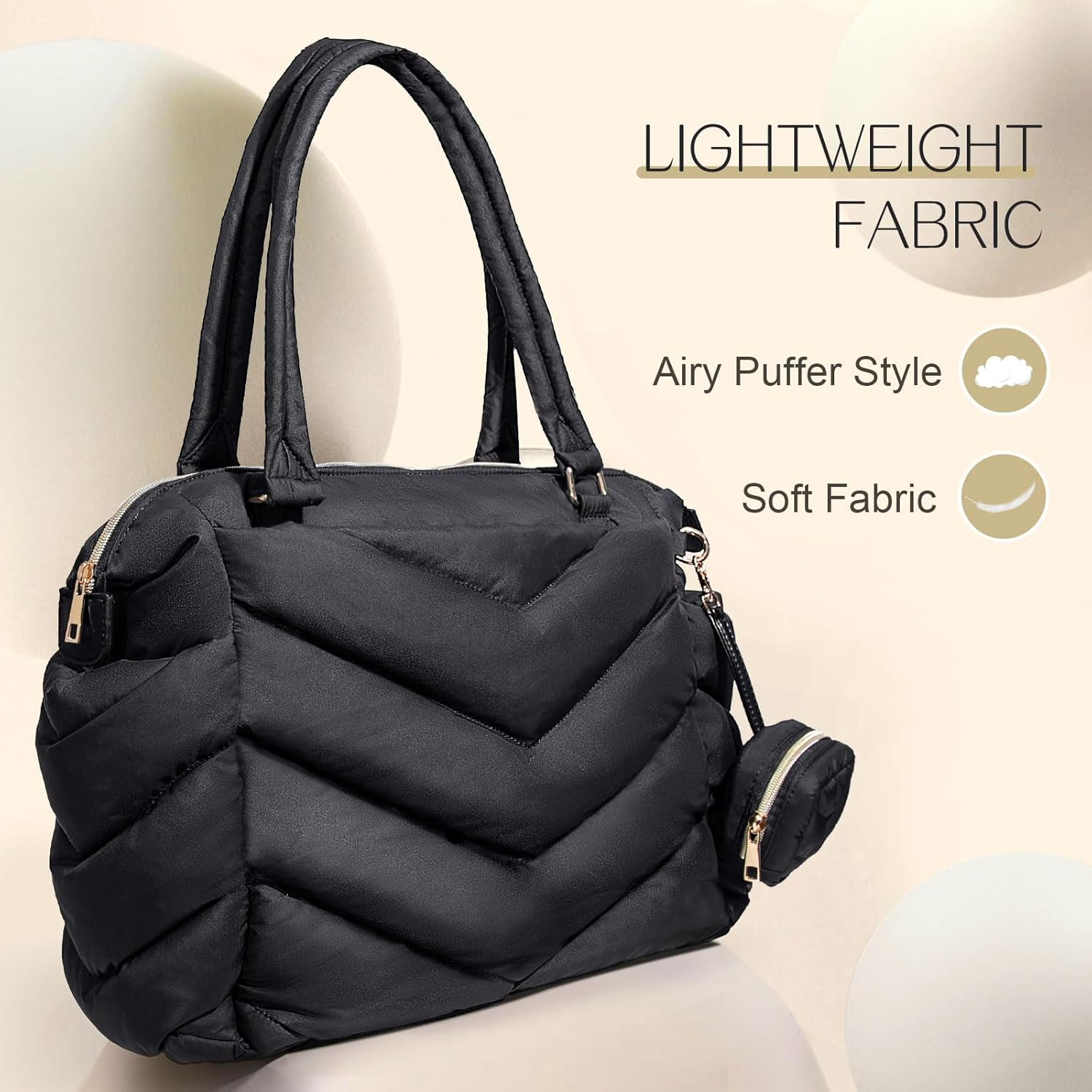 ILCOLPO Diaper Bag Tote with Pacifier Case, Lightweight Travel Diaper Bag Backpack with 10 Pockets