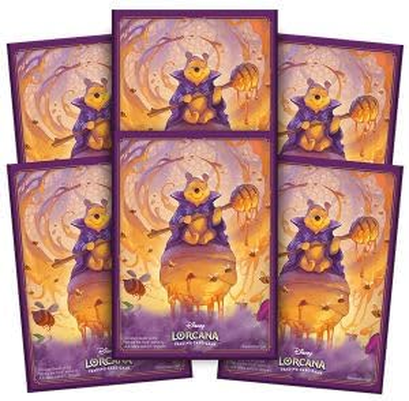 Disney Lorcana TCG S6 Azurite Sea Winnie the Pooh - Hunny Wizard Sleeves image number 2