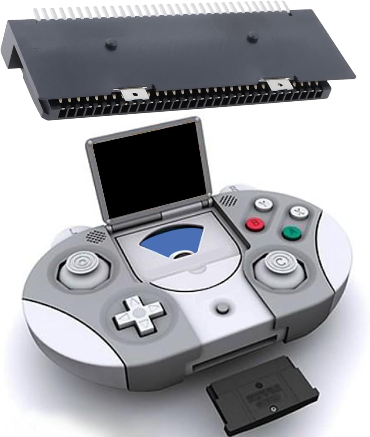 Emsea 2Pcs 32Pin Game Cartridge Slot Compatible with GBA SP Console image number 6