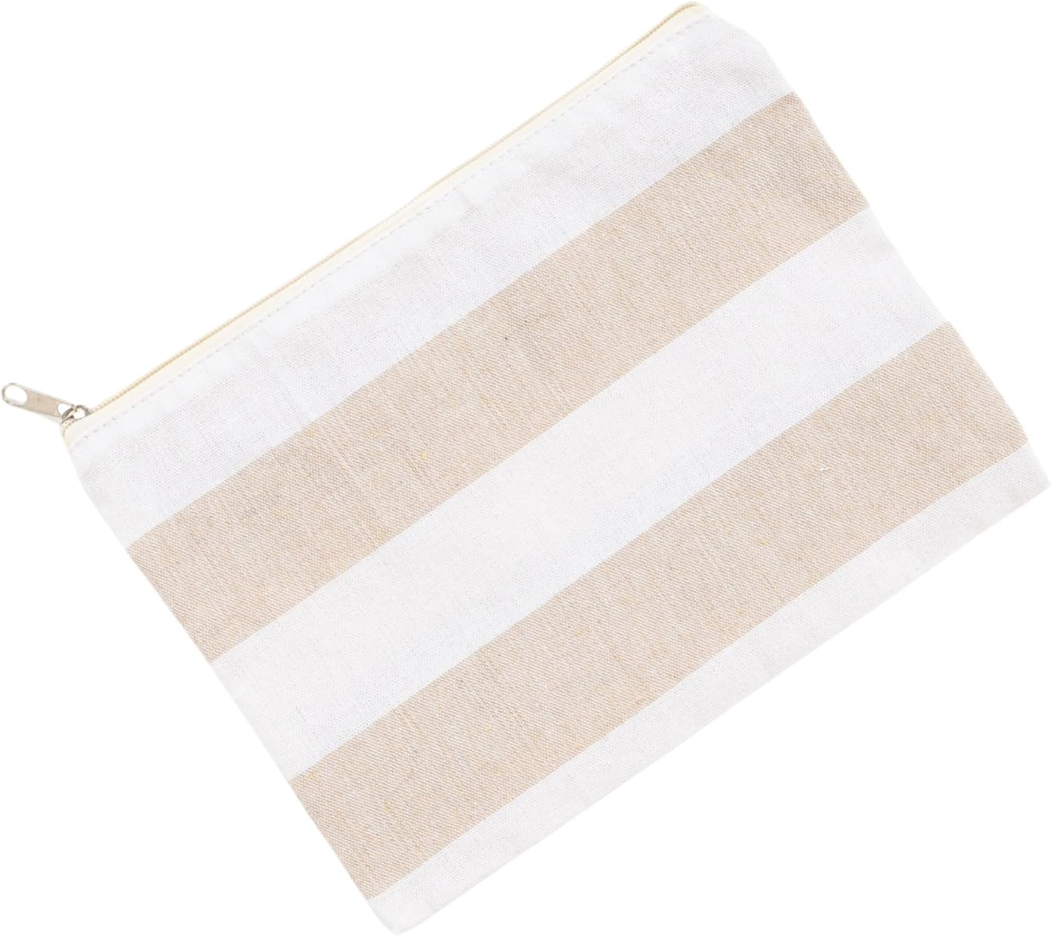 Cotton Wash Bag with Stripes 27 X 20 X 1 Cm 4 Designs Fresh Colours for Beach, Pool and Travel