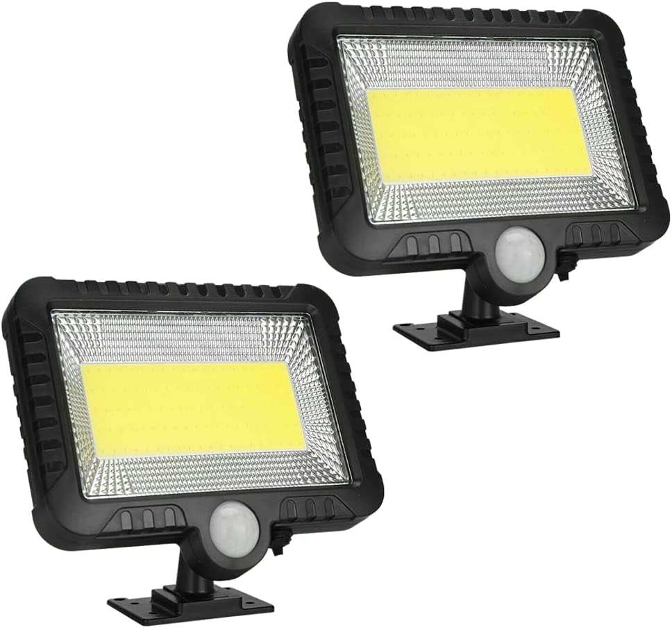 2X 100 Led Solar Sensor Lights Light Motion Detection Security Garden Flood Lamp (2X) image number 3