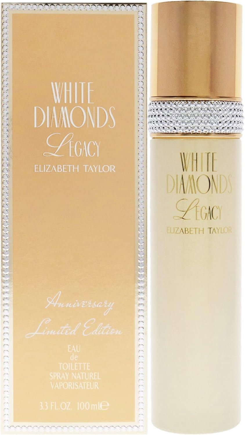 Elizabeth Taylor White Diamonds Legacy Eau De Toilette Spray for Women 100 Ml