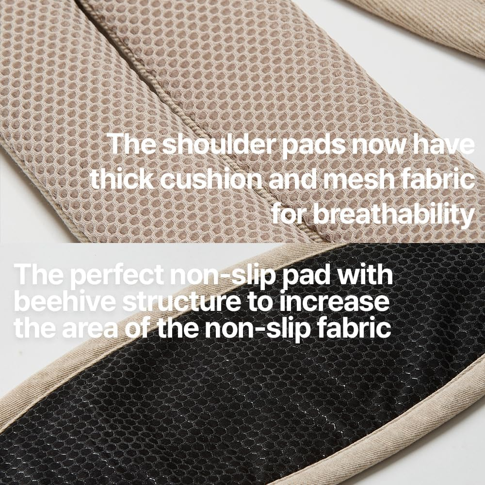 GOOSEKET 365 Toddler Carrier, 100% Cotton, Lightweight, Easy-To-Use, Portable, Suitable from 6-48 Months, Supports up to 44LBS (Khaki) - Brown Leopard image number 5