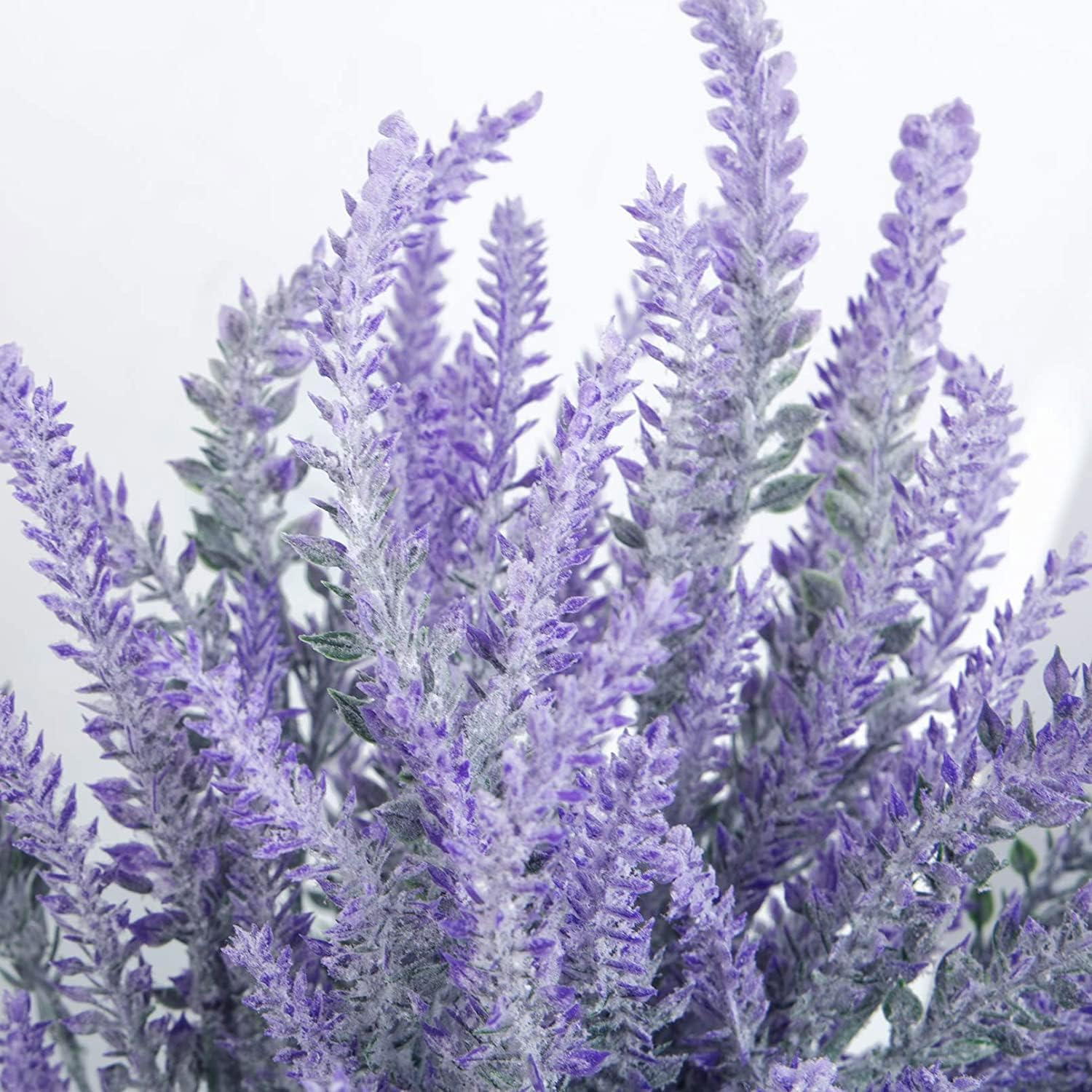 Artificial Lavender Flowers 10 Pieces to Make a Bountiful Flower Arrangement Nearly Natural Fake Plant to Brighten up Your Home Party Garden and Wedding Decor (Purple) image number 4