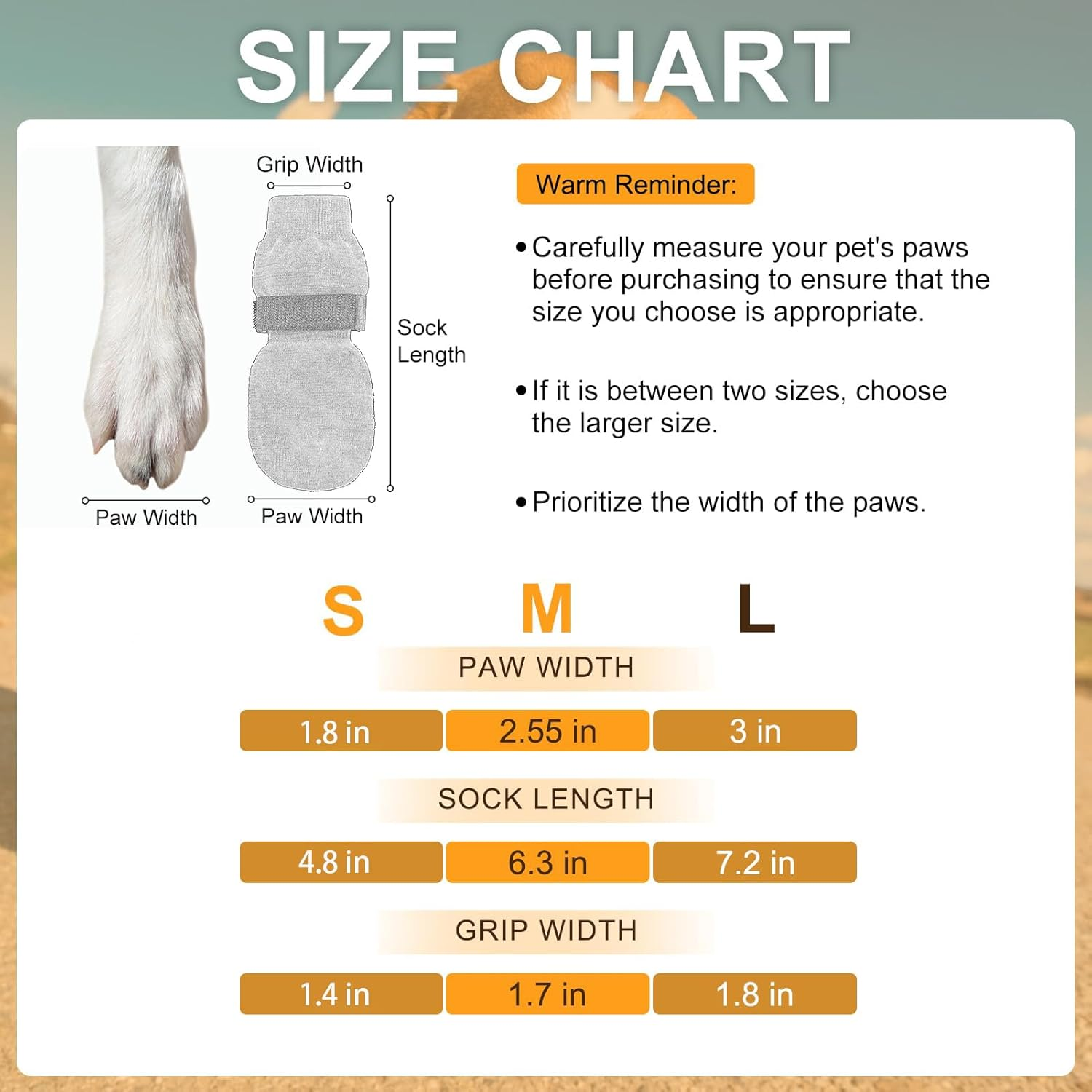 Dog Paw Protectors - anti Slip, Non Slip Socks for Hardwood Floors, Prevent Licking & Scratching - Size S image number 6