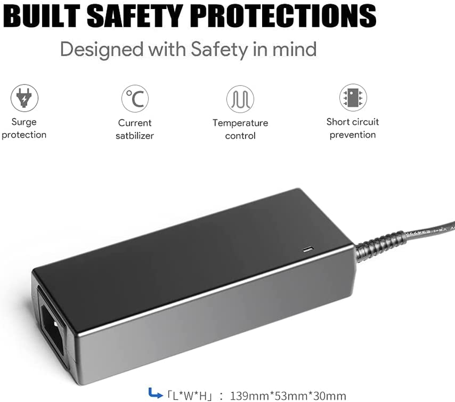 KFD 13.8V N557514 Inflator Power Supply Compatible with Dewalt DCC020IB Inflator Battery DEWALT Dcc020I 20V MAX Tire Inflator DCC020IB Type DCC020IB-CA Type 1 Charger Power Cord Adapter image number 1