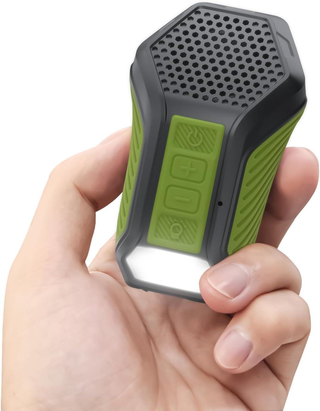 Wearable Speaker Wireless | Music Playing Device with LED Light - Portable Running Speaker | for Runners Travelers Running Jogging Gym Hiking Cycling Commuting Traveling Housework Leisure image number 4