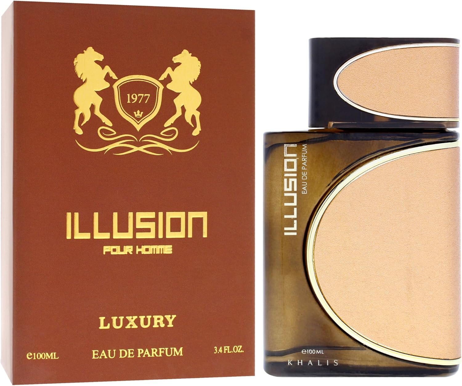 Luxury Collection - Illusion by Khalis for Men - 3.4 Oz EDP Spray image number 6