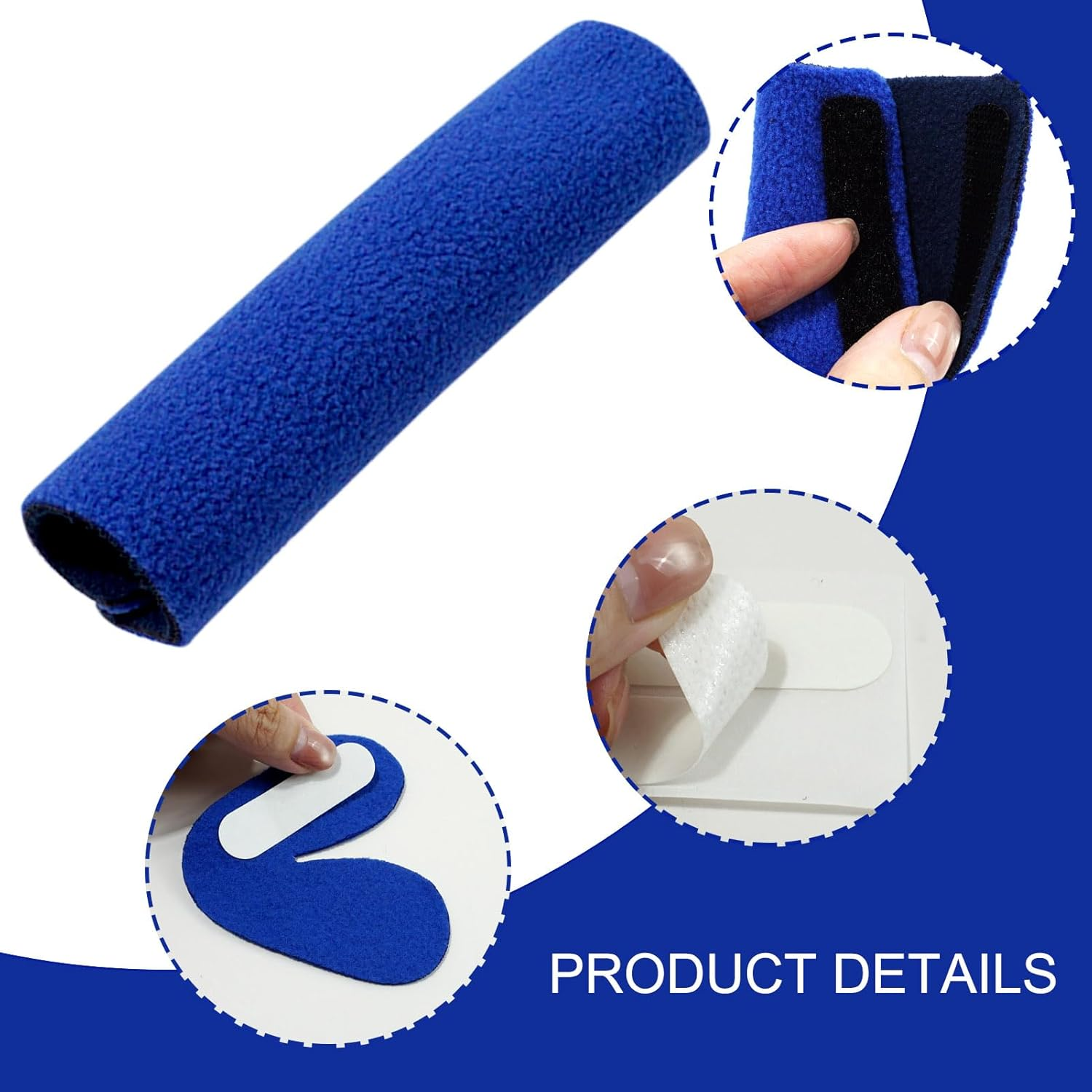 14 Pcs CPAP Mask Frame Covers, CPAP Headgear Strap Covers, Universal Anti-Slip Pad, Comfortable Face Cushion, Reduce Pressure Marks Protect Skin, Reusable Washable Sleep Accessories image number 3