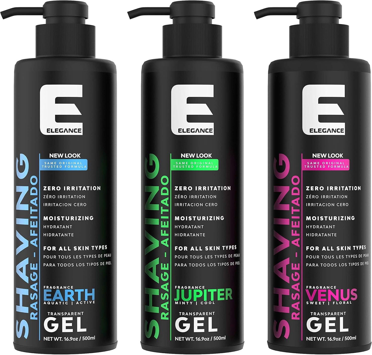 (Earth, 500Ml) - Elegance plus Shaving Gel, Earth, 500Ml