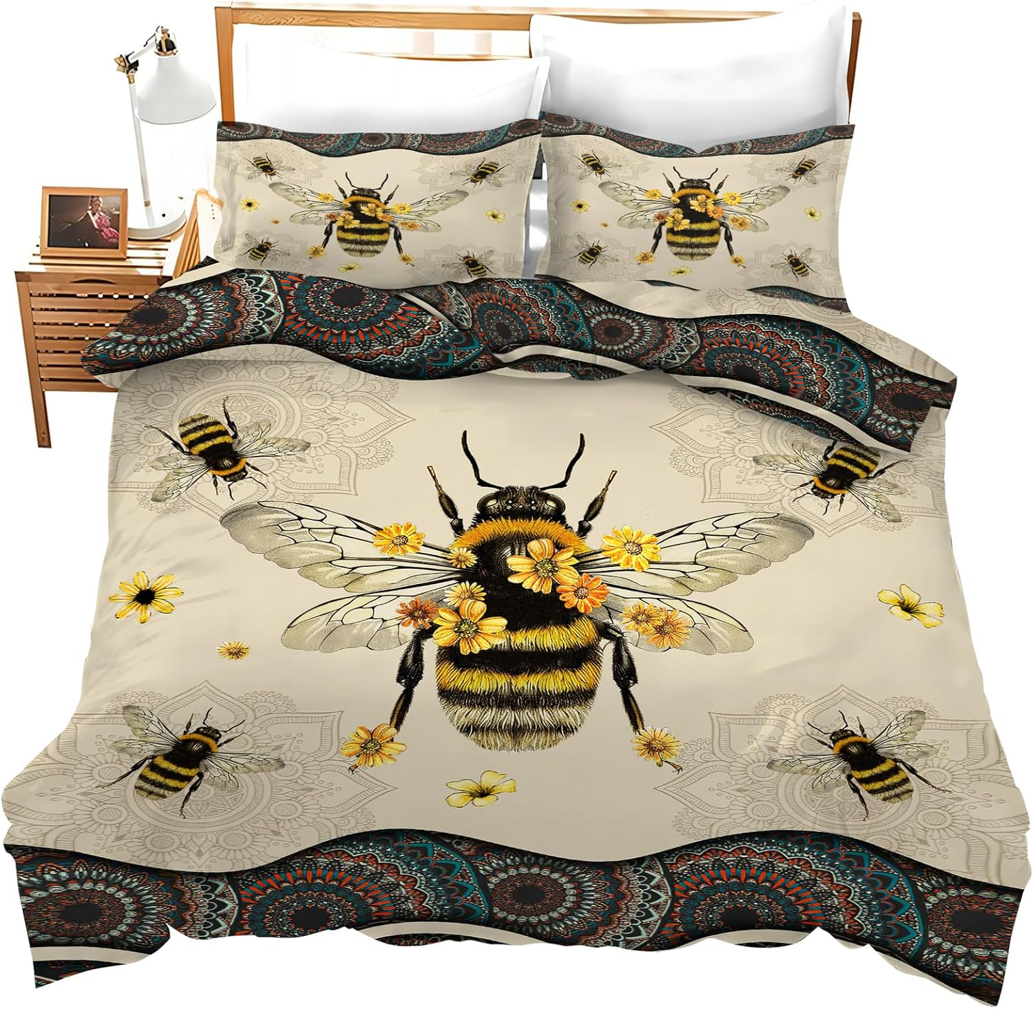 Cute Salamander Comforter Set Kawaii Axolotl Duvet Cover Axolotl Bedding Set Twin Full Queen King Size Animals Quilt Set for Boys Girls Kids Teenagers Adults Men Women with 2 Pillowcases 90"X90"