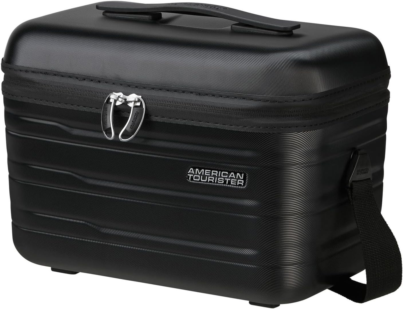 American Tourister Flashline 36 Cm Shadow Black Cosmetic Case, Black (Shadow Black), Cosmetic Case, Black (Shadow Black), Cosmetic Case image number 4