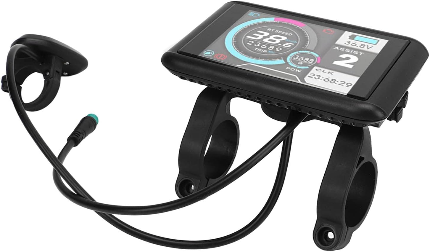 Electric Bike Panel, UKC1 Color ABS Material LCD Display with Water Proof Connector, Suitable for Electric Bike Scooter image number 2