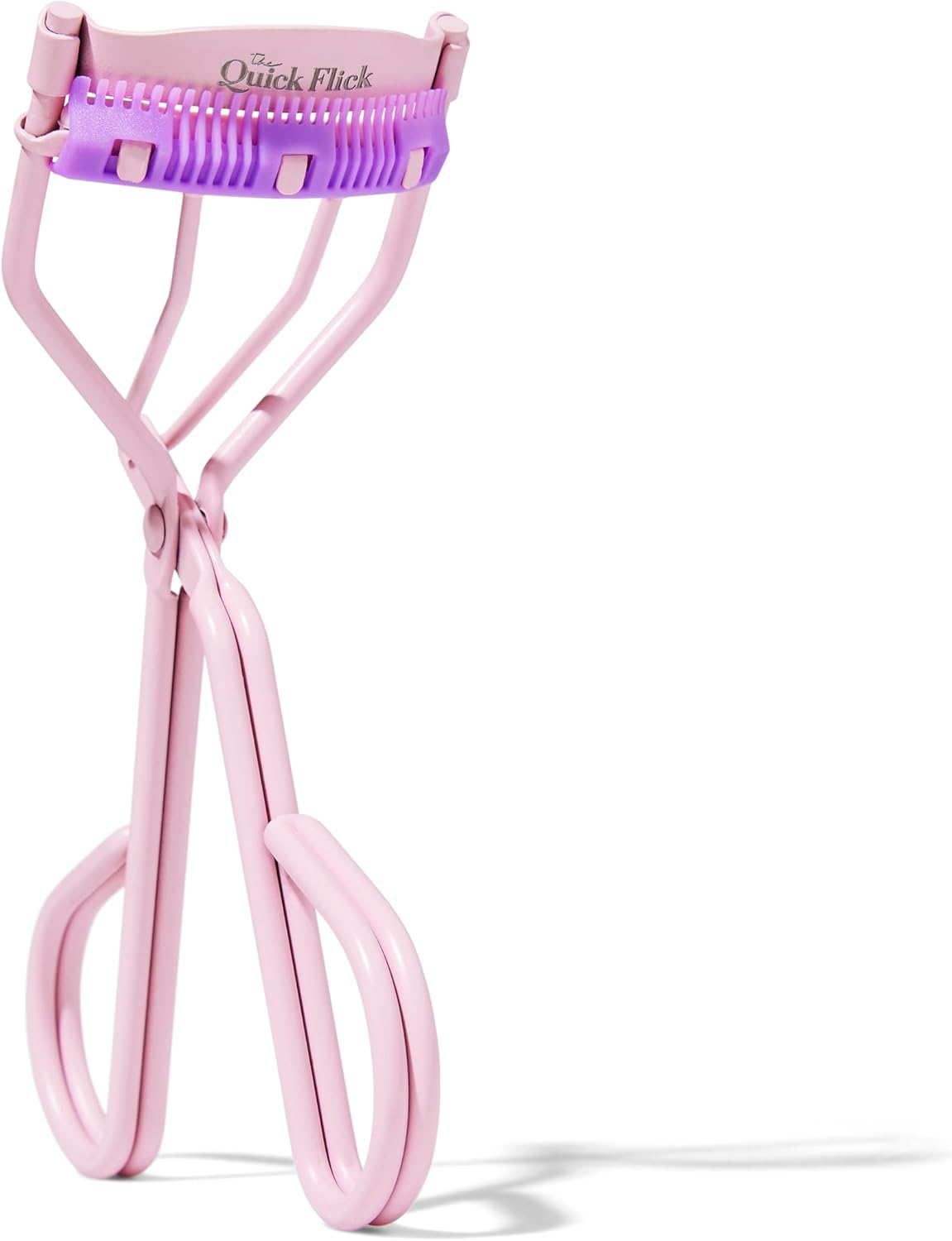 THE QUICK FLICK Eyelash Curler, Stainless Steel Eyelash Curler with Comb, Safe & Gentle on All Eye Shapes, Pink Eyelash Curlers for Separated & Curled Lashes, Travel-Friendly Eyelashes Curler image number 3