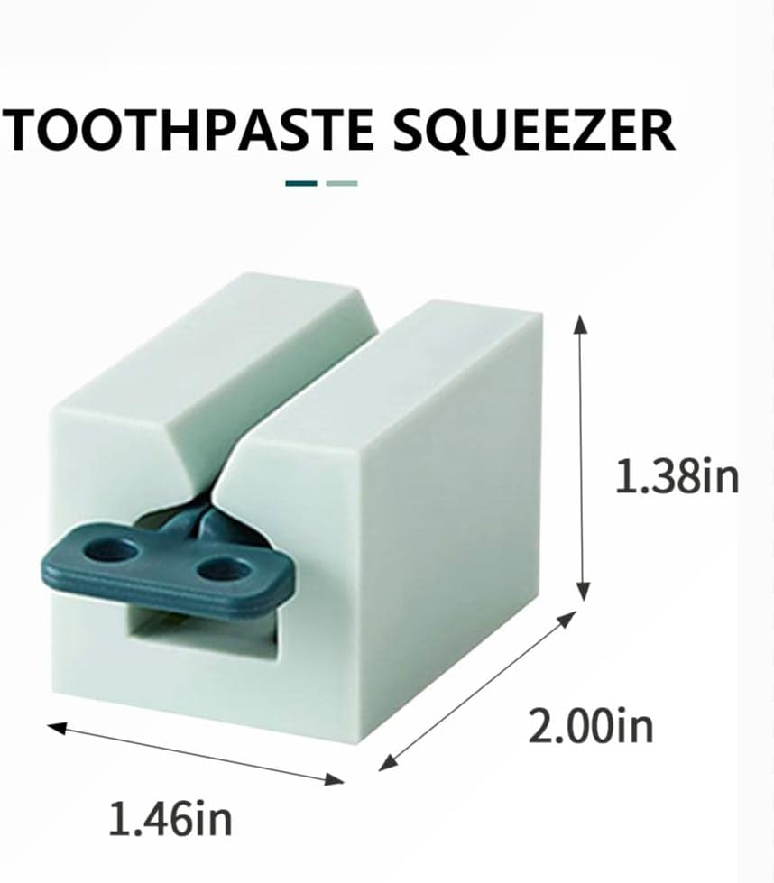 3 Pcs Toothpaste Tube Squeezer Rolling Tube Toothpaste Holder Stand Frosting Bathroom Aids (Pink + White + Blue) image number 4