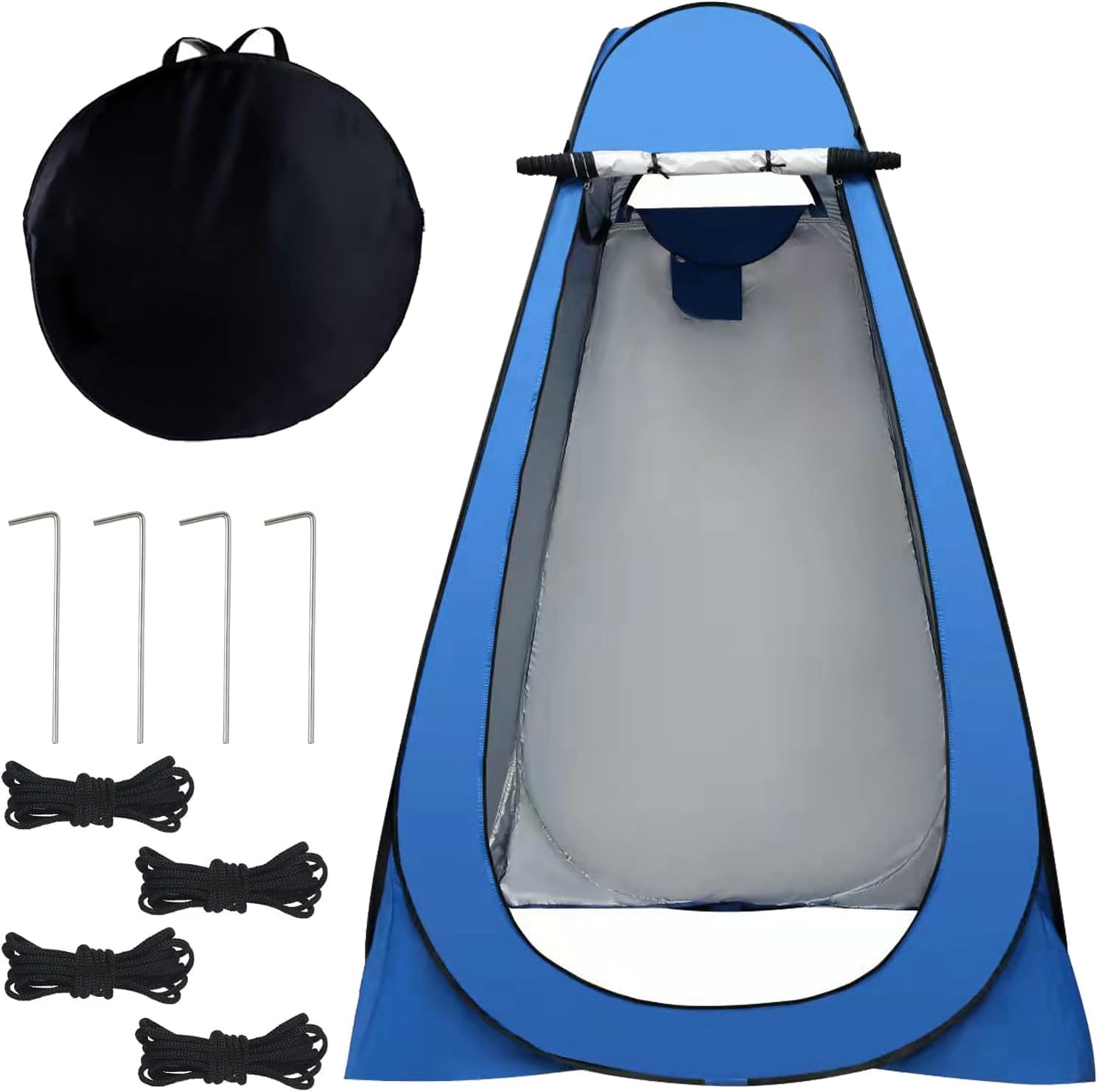 Pop up Privacy Tent,Changing Room Portable Shower Tent for Outdoor Camping Hiking Beach Toilet Shower Bathroom,Easy Set Up(Green)