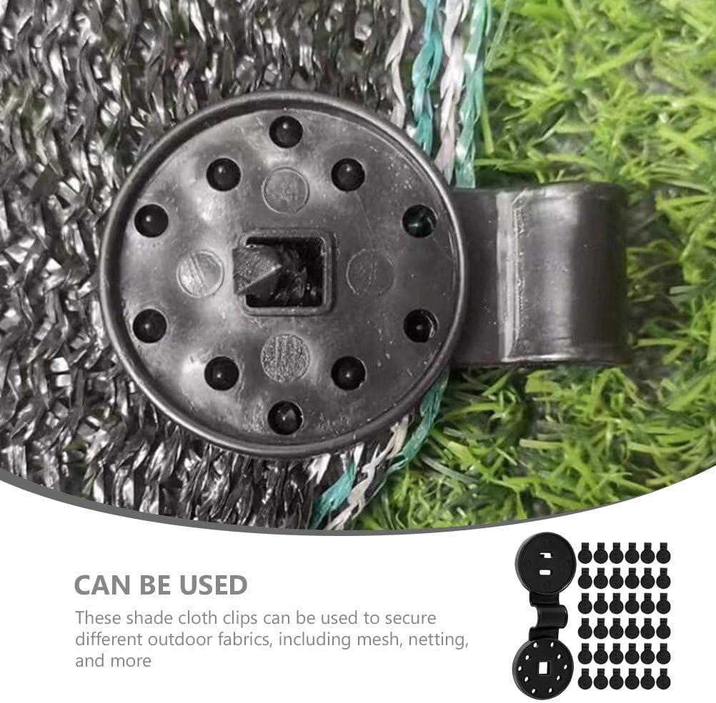 BESPORTBLE Shade Net Clip Shade Fabric Clamps Backyard Film Clip Sun Shade Clips Shade Outdoor Shade Cloth Gripper Sun Shade Fix Clamp Net Clip Sunblock Fabric Clip Cloth Clips Plastic image number 4