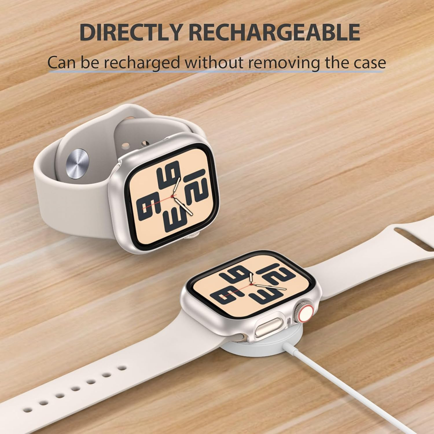 6 Packs Case for 40Mm Apple Watch SE 3/SE 2/Se/Series 6/5/4 with Tempered Glass Screen Protector,Protective Bumper and Slim Face Cover for Iwatch Se3/Se2/Se/Series6/5/4 40 Mm image number 3