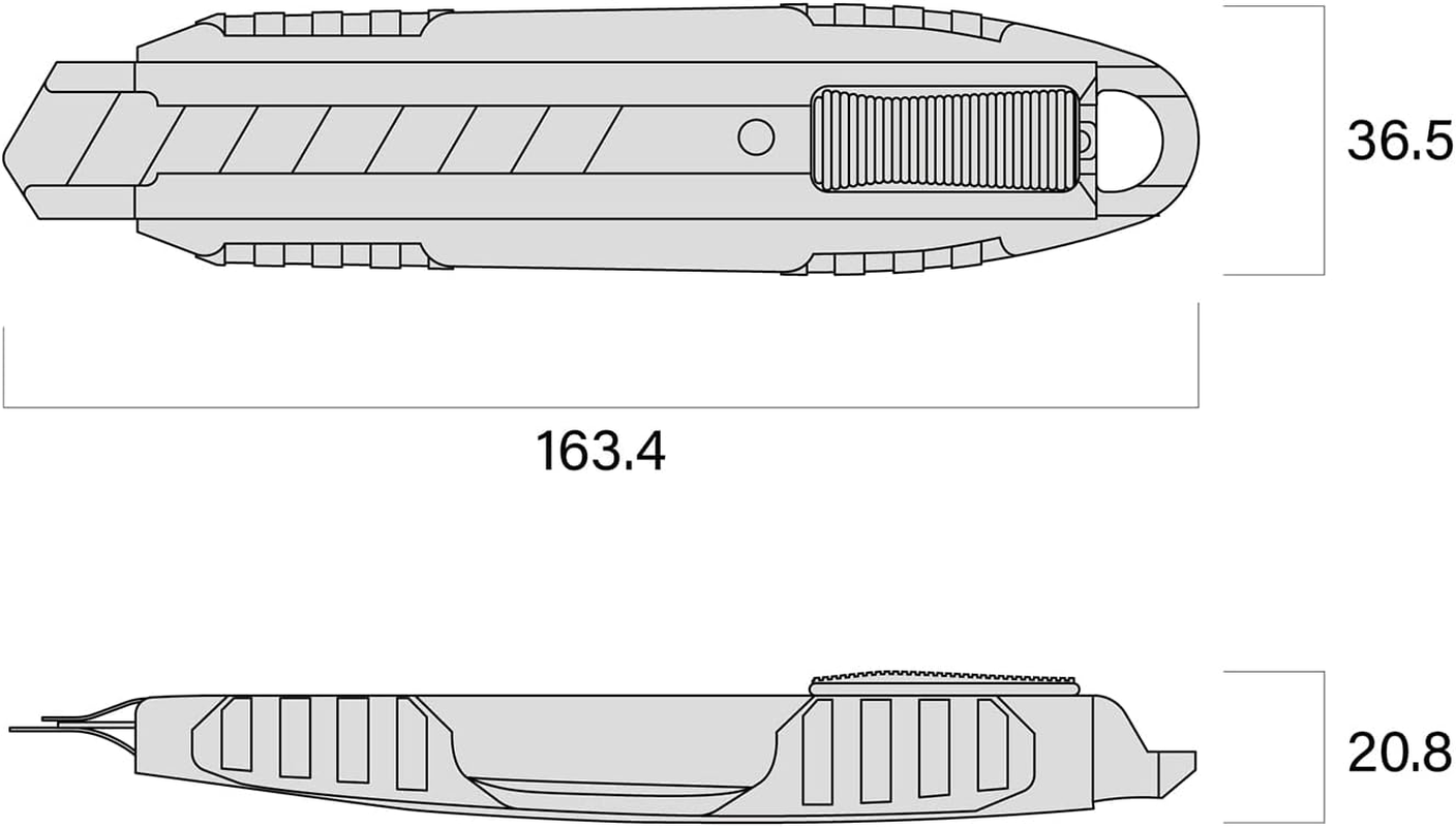 Fujiya Metal Utility Knife, Black Gold FK02A-BG image number 5