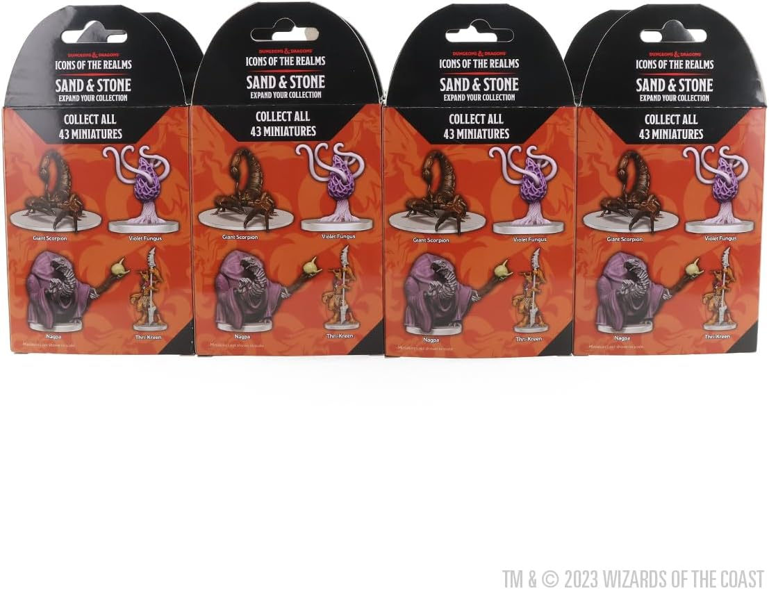 Wizkids D&D Icons of the Realms - Sand & Stone Booster Brick image number 4