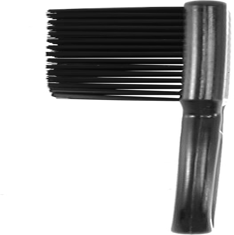 Carhar Fade Brush Comb Scissors Cleaning Brush Barber Shop Fade Vintage Oil Shape Carving Cleaning Brush image number 2