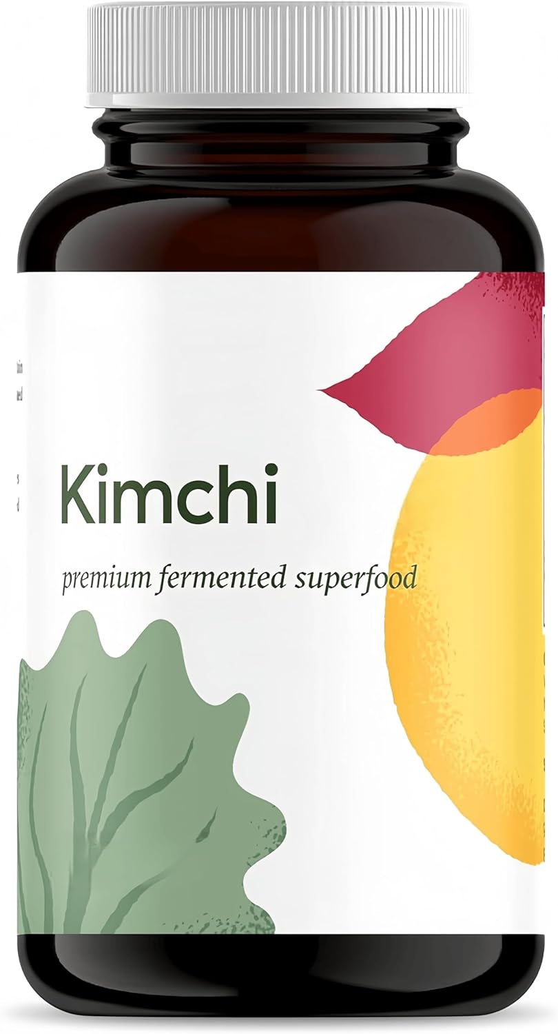 Gut Health, Immunity Enhancement, Anti-Aging, Kimchi Powder Capsules, Vegan, Non-Gmo image number 2