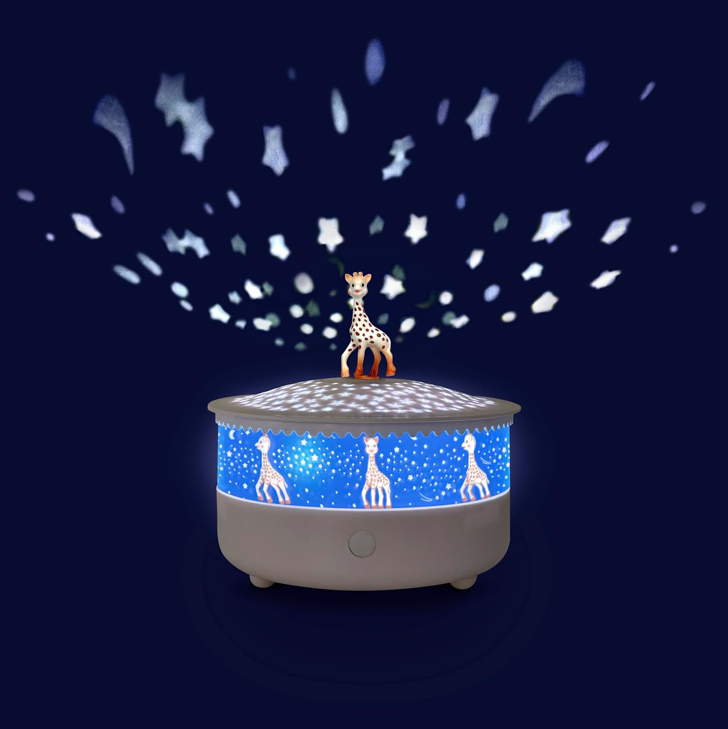 Trousselier 6260815 Sophie the Giraffe Starry Sky Night Light with Music, Night Light with Schrip, Starlight, Sleep Aid, Music Box for Children image number 6