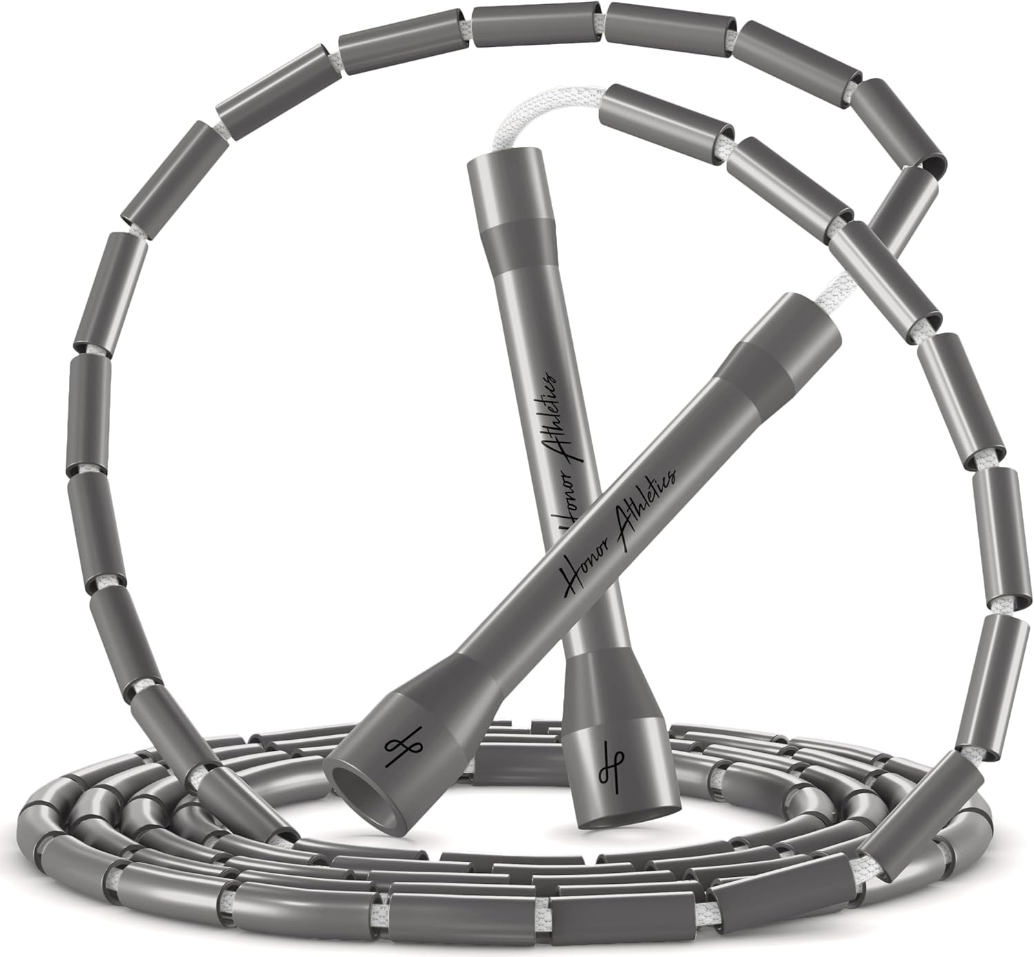 Honor Athletics Beaded Jump Rope 2.0 Adjustable, Durable Jump Rope with Unbreakable Handles & Beads for Enhanced Fitness Training