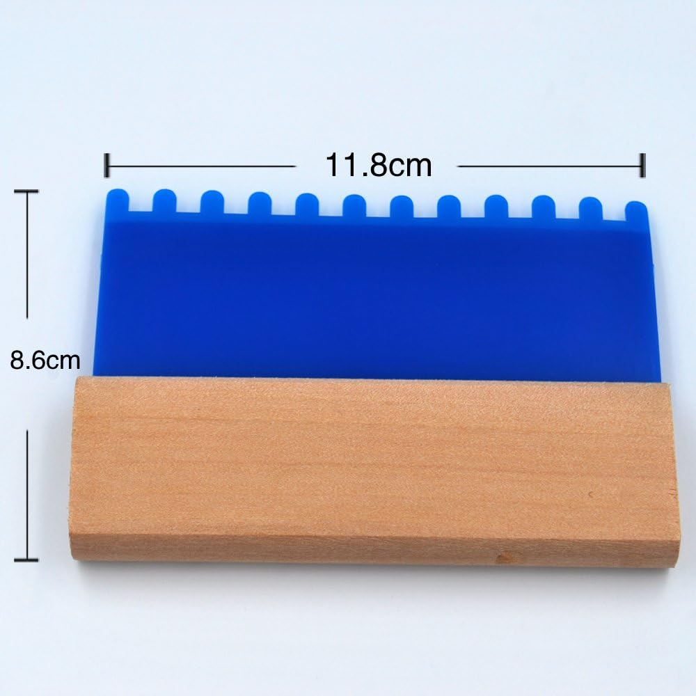 Plastic Comb with round for Creating Combing Effect & Plaster image number 1