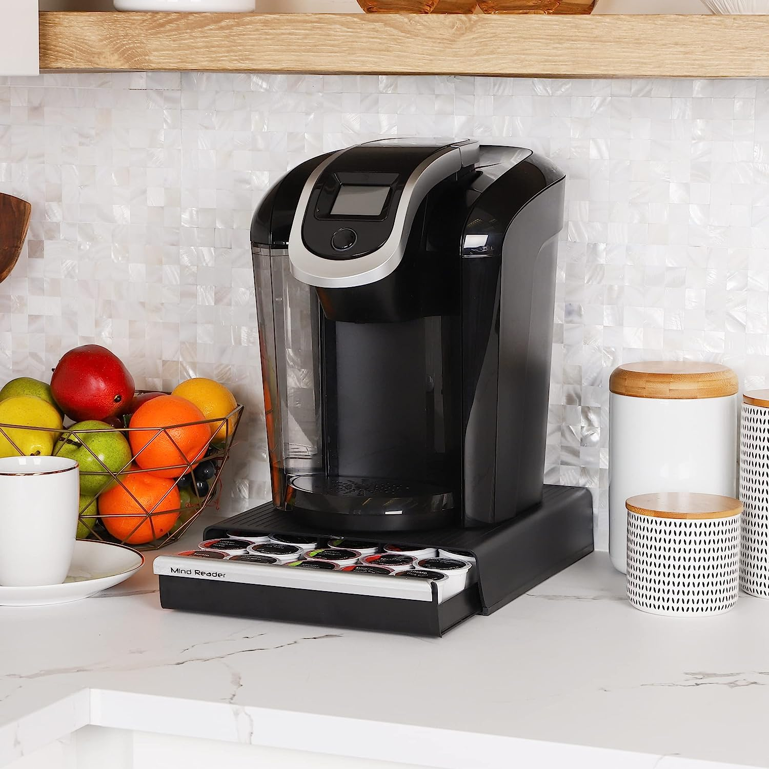 Mind Reader "Coupe" 30 Capacity Coffee Pod Drawer, Black image number 4