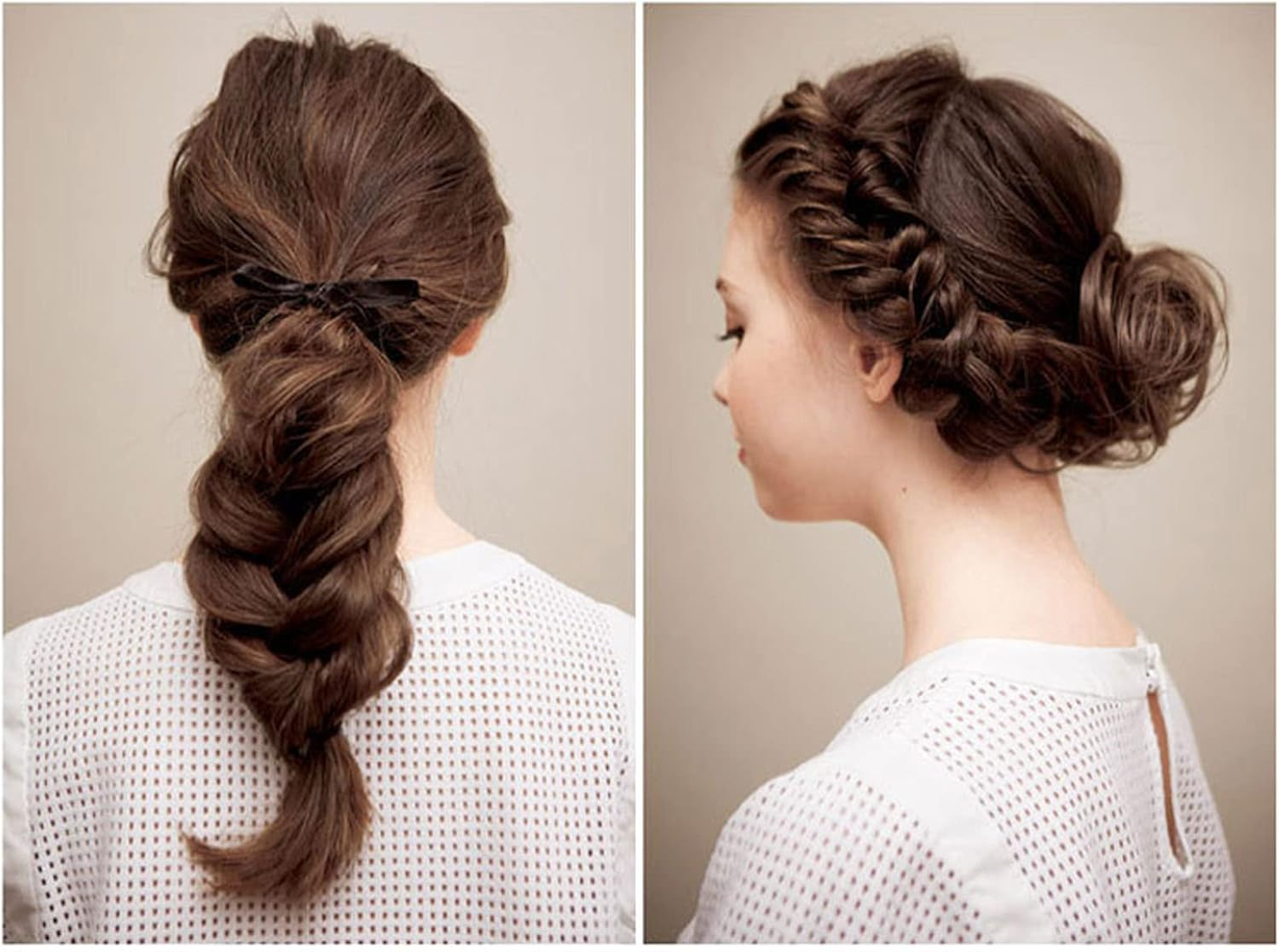 12 Pcs Hair Braiding Tool Set Topsy Tail Hair Tool Black DIY Hair Styling Tools with Rat Tail Comb, Ponytail Loop Hair Bands Remover Cutter Fast Hair Accessories for Hair Braid image number 2