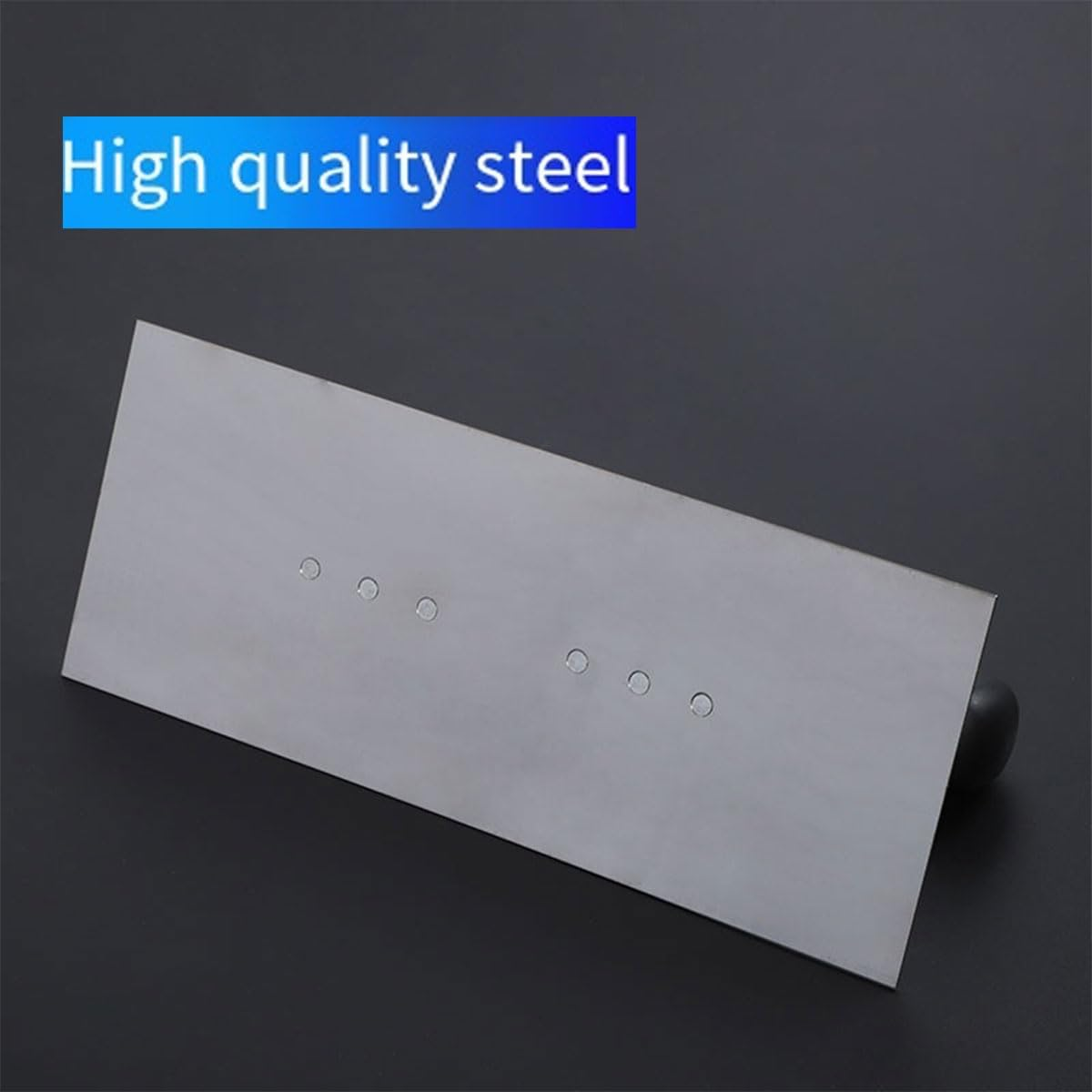 AIMALL Mason Trowel Set, Sharp Tooth Square Tooth Flat Trowel for Tiling and Plastering, Premium Stainless Steel Blades, Durable Aluminum Handle image number 3