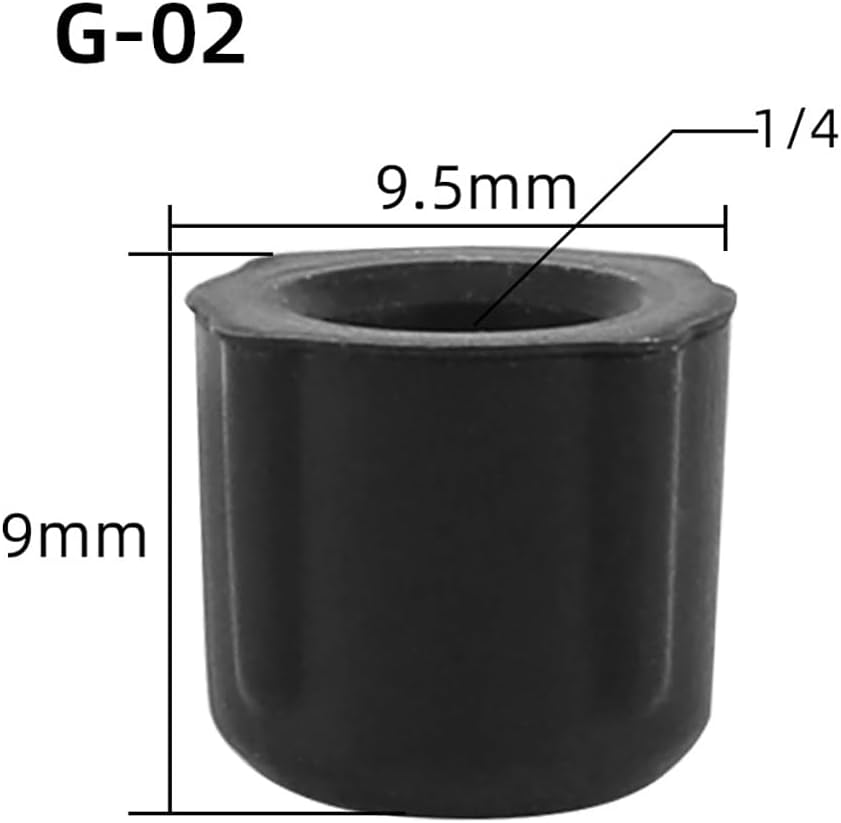 Novelgoal SLR Tripod 1/4 Screw Protective Cap Cover Bolt Nuts for DSLR Camera Tripod Monopod Quick Release Plate Screw Protector Photography Accessories (2 Pcs)