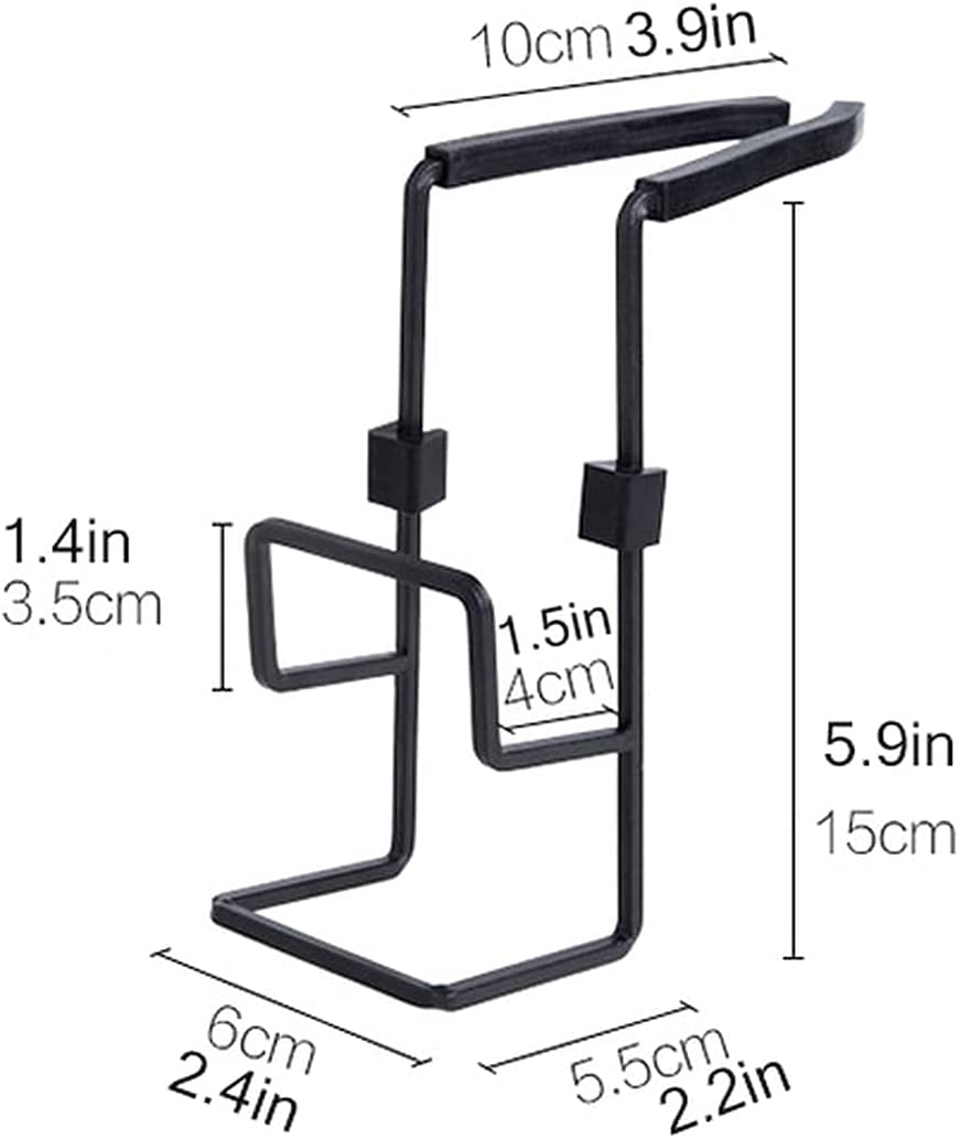 Achoulei Sink Caddy Sink Sponge Holder - Faucet Rack Shower Tray - Kitchen and Bathroom Metal Organizer Hanging Fix around Faucet image number 6