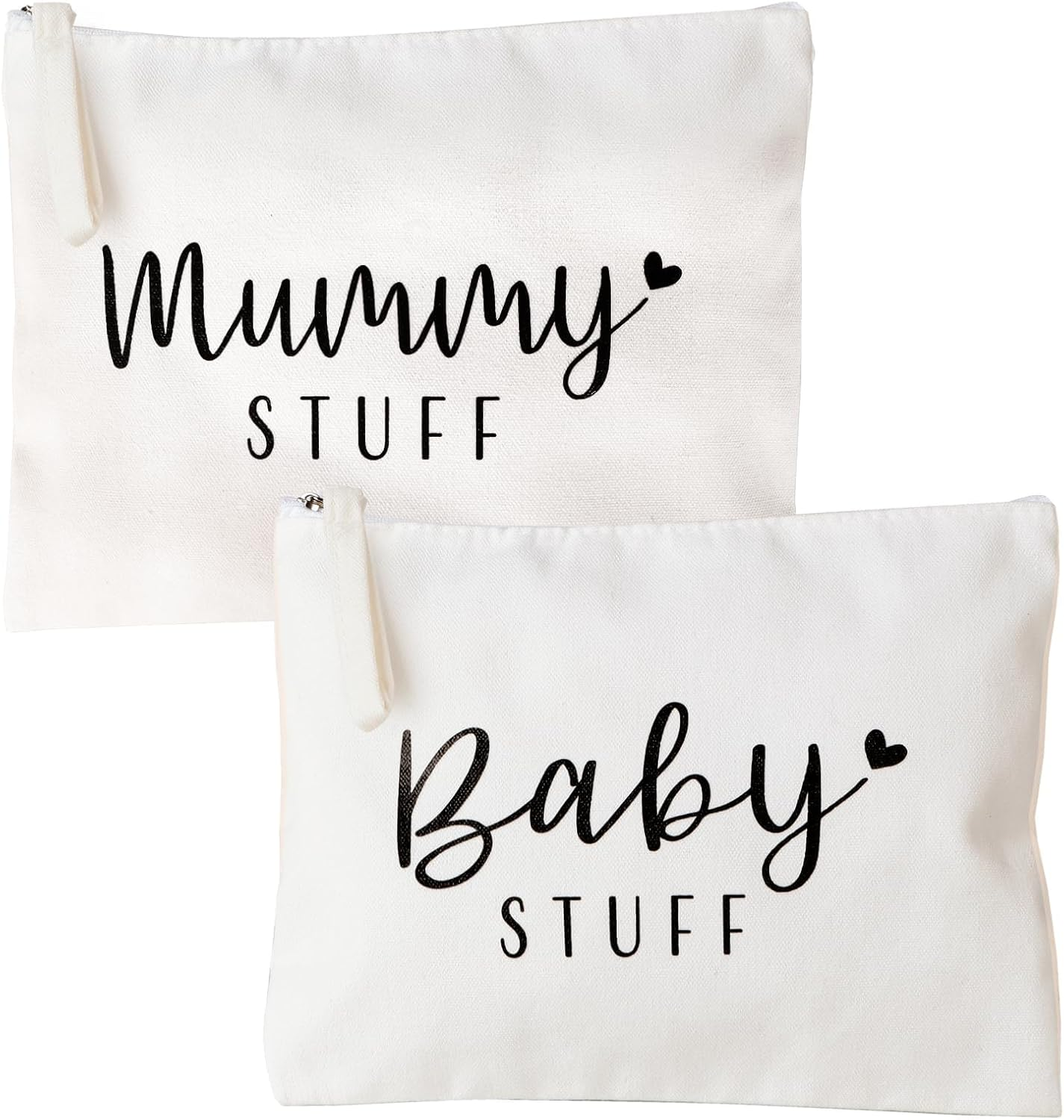 New Mum Gifts Mum to Be Canvas Pouch Cosmetic Bag with Zipper Baby Shower Gifts for Mum Mummy to Be Gifts image number 3