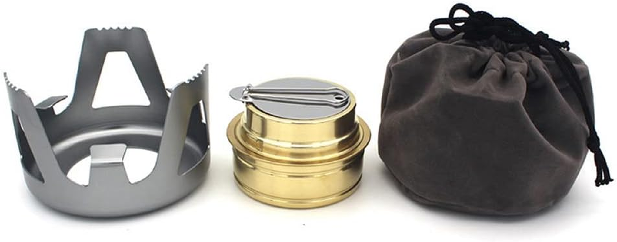 Copper Alloy Portable Mini Ultra-Light Spirit Burner Alcohol Stoves Outdoor Camping Hiking Stoves Furnace image number 3