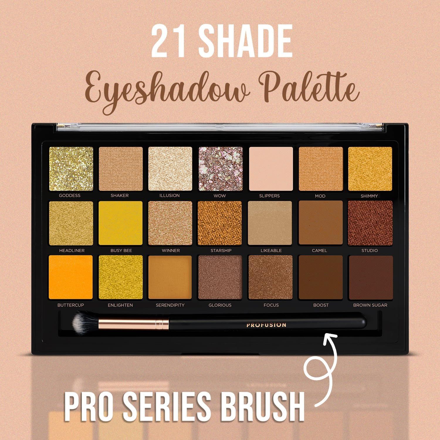 Profusion Cosmetics Gold Rush Eyeshadow Palette - Multi image number 3