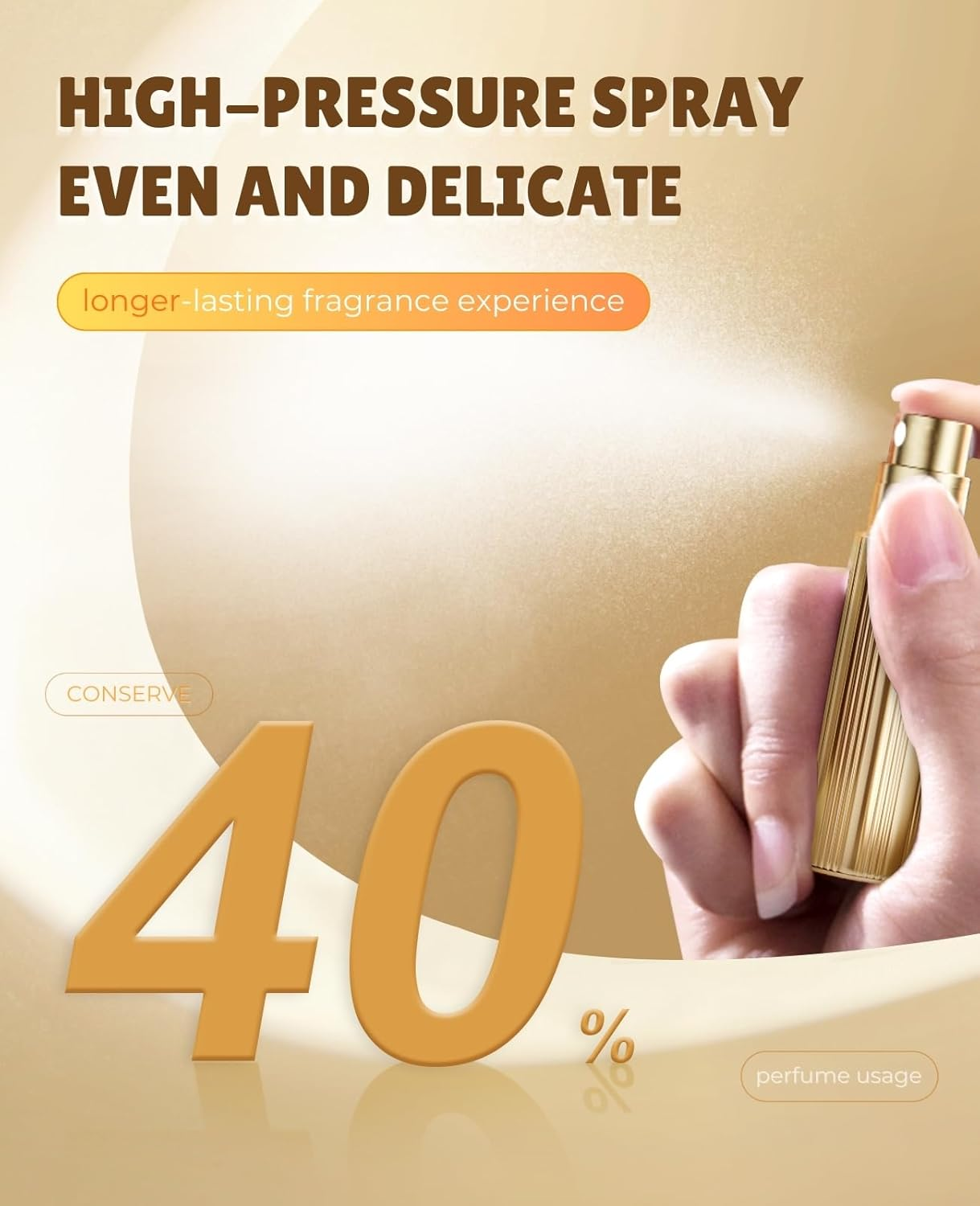 BRARIOS 10Ml Perfume Atomiser Refillable, Travel Size Portable Atomiser Spray,Mini Empty Perfume Bottle,Leak Proof Cologne Dispenser for Women and Men(Black/10Ml) image number 4