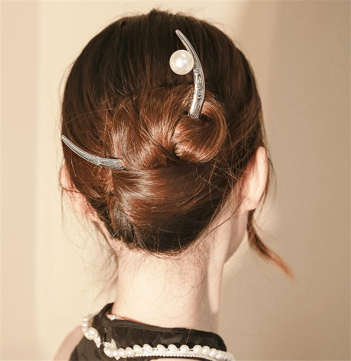 2022 Woman Hair Clips, Hair Accessories, Decorative Hair Clips, Alligator Clips for Girls Women,Crescent Hairpin image number 3