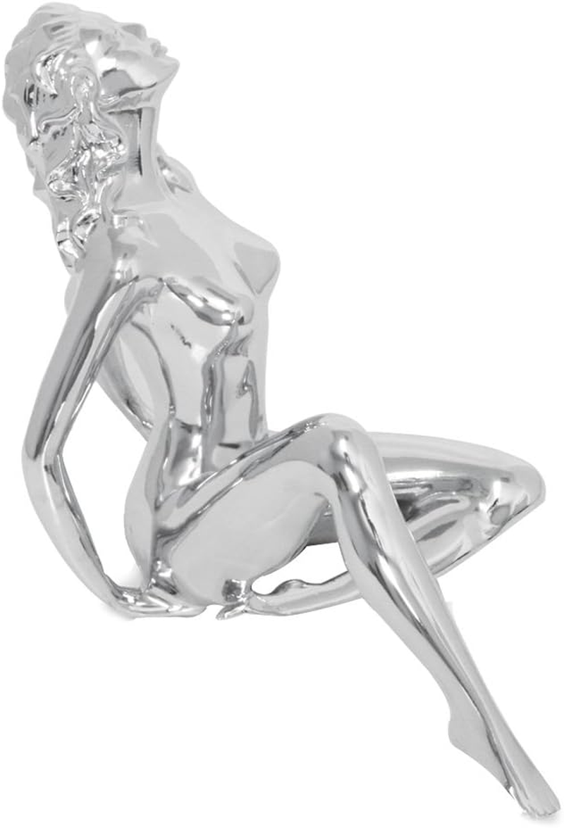 Grand General 48420 Chrome Lady Hood Ornament image number 3