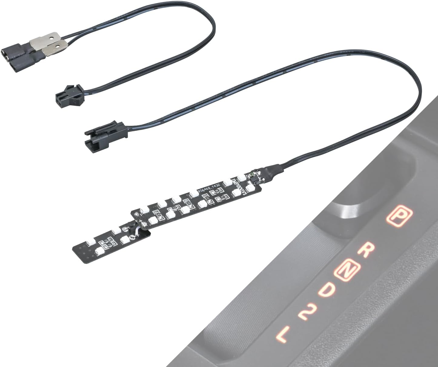 Seiwa IMP200 Shift Position Illumination for Suzuki Jimny & Sierra (JB64/JB74), Genuine Same Color LED, Orange, Easy Wiring, Dress up Position LED image number 2