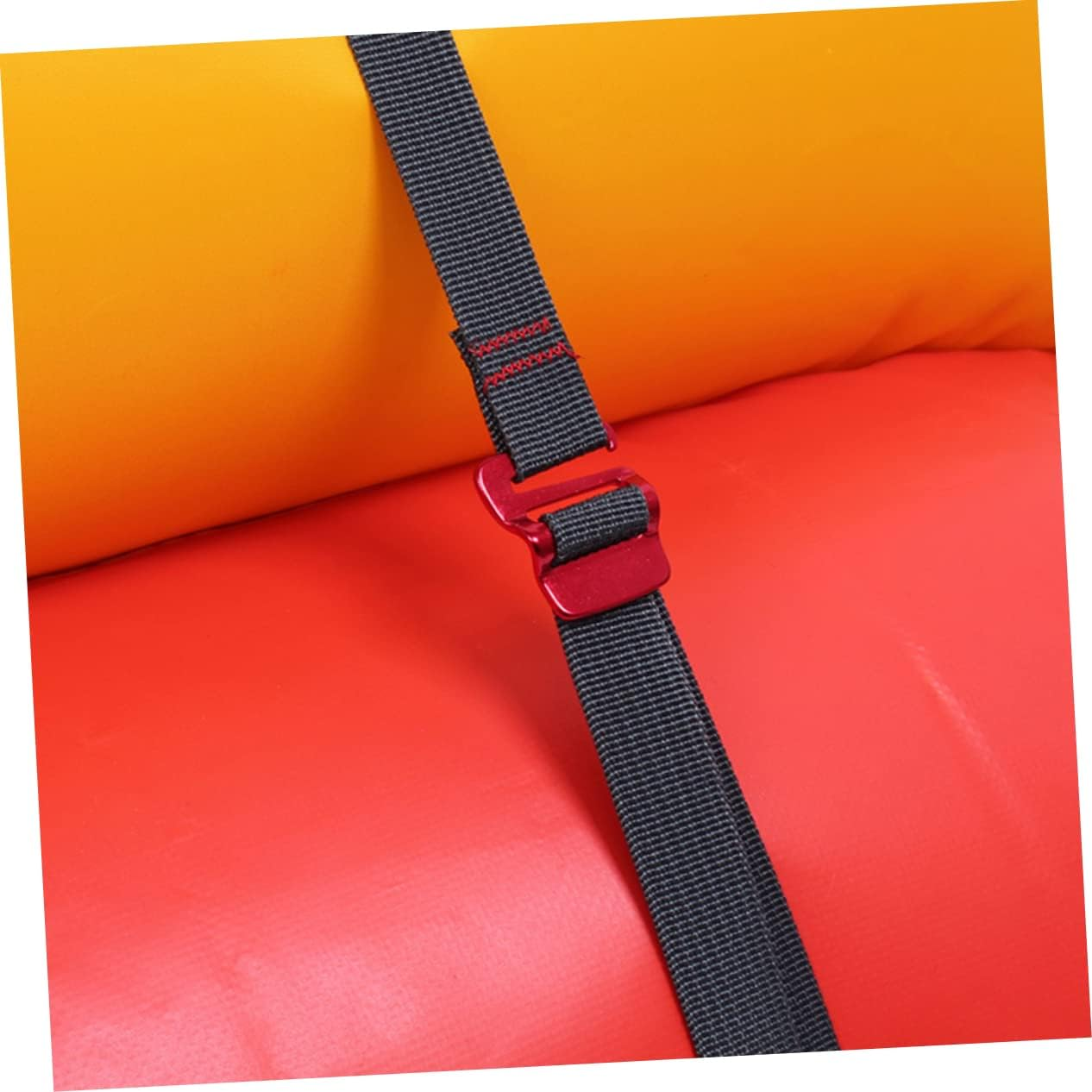 BRIGHTFUFU 2Pcs Outdoor Tie down Straps and Fastening Belts for Camping Tent and Backpack Luggage, Sturdy Nylon Cargo Lashing Straps for Hiking and Travel Gear image number 4