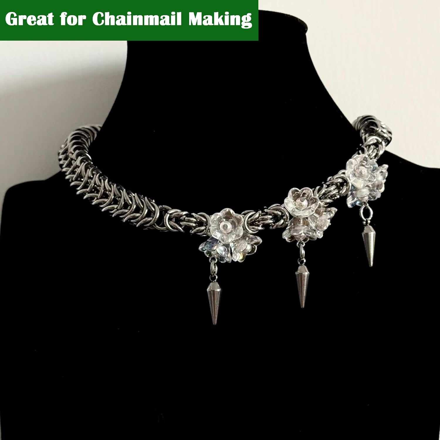 1000Pcs 10Mm Stainless Steel Jump Rings 18 Gauge Metal O Rings Close but Unsoldered Single Loop Connector Rings for Jewelry Necklaces Bracelet Earrings Keychain DIY Making image number 4