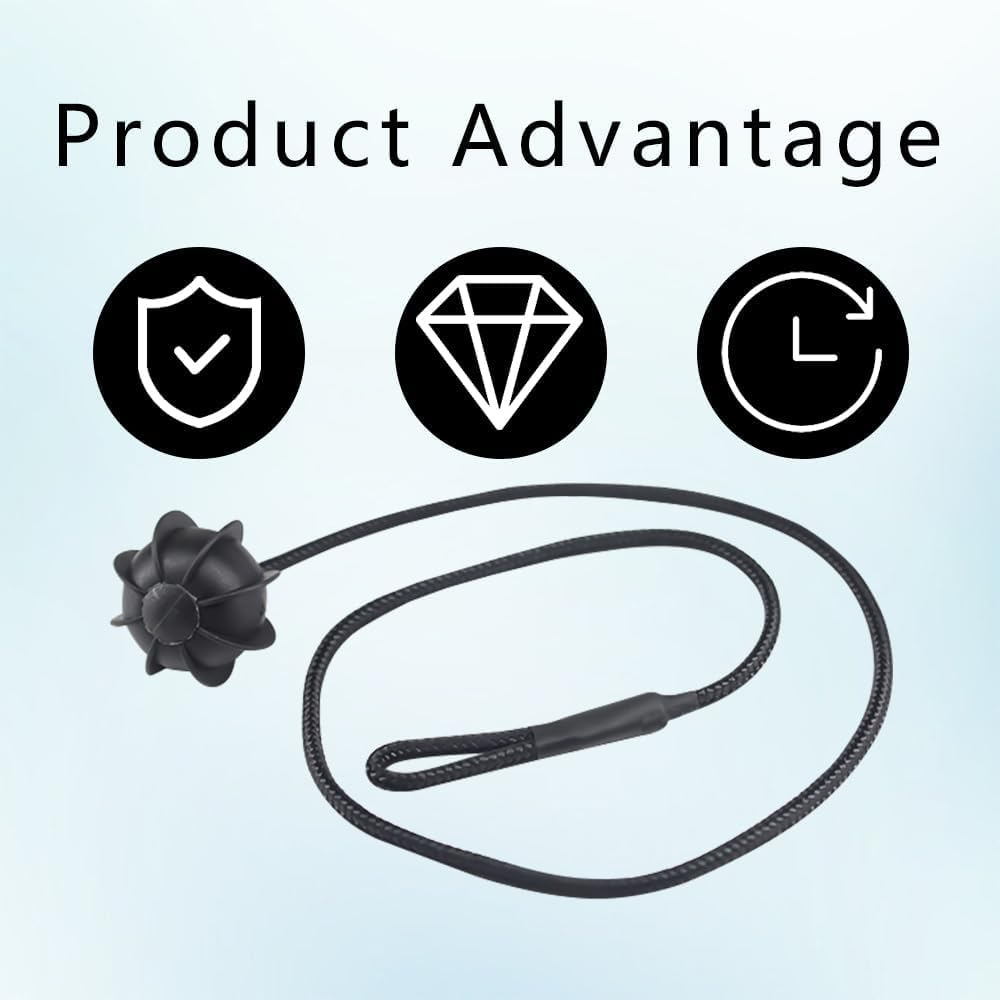 2-Pack Interior Rear Parcel Shelf String Tonneau Cover Strap Cord Fit for VW Golf GTI Rabbit 1K6863447A image number 3