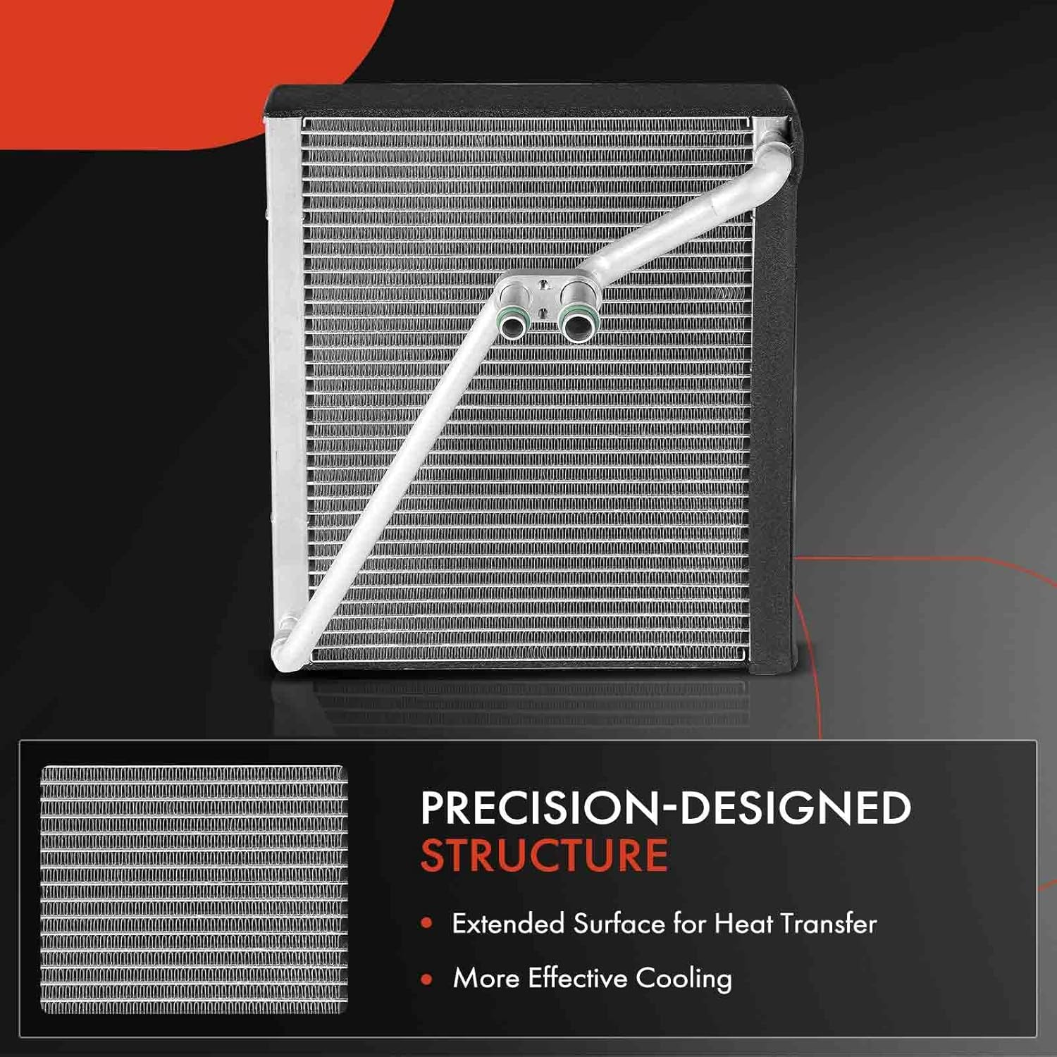 A-Premium A/C Evaporator Core Compatible with Mitsubishi Lancer 2008-2017, Outlander 2007-2013, Outlander Sport 2011-2012, RVR 2011-2012 image number 2