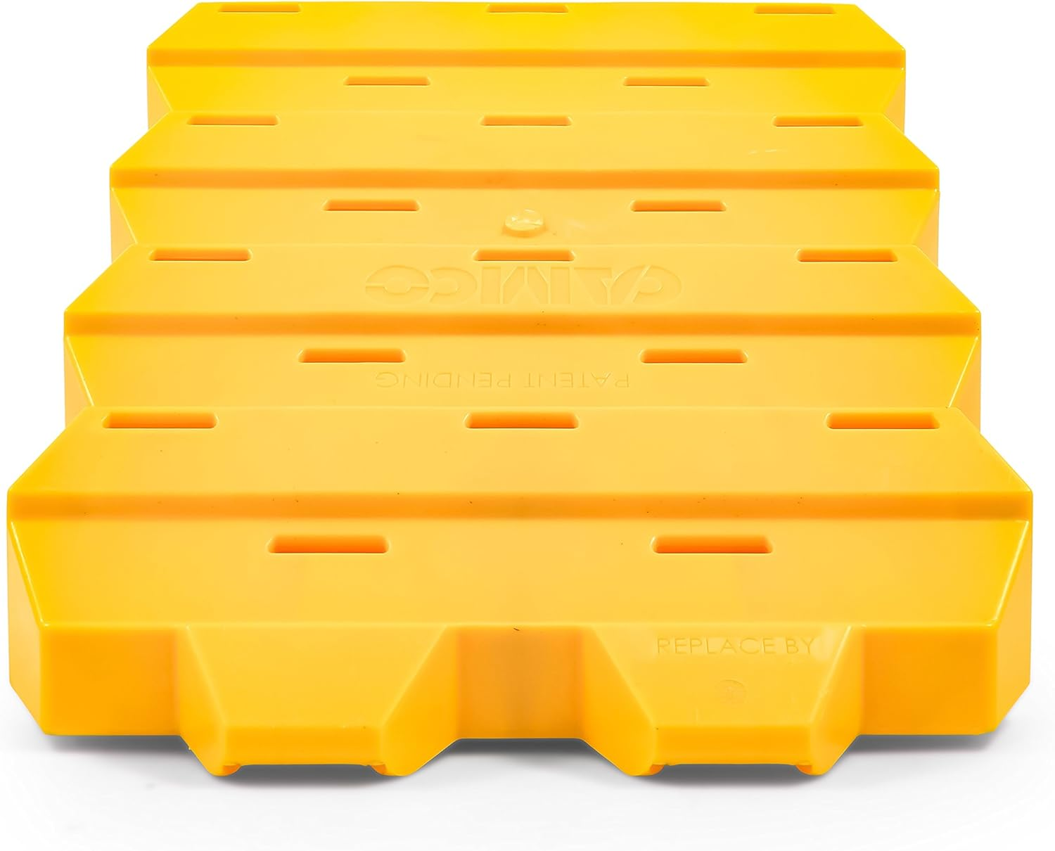 Camco Heavy Duty Big Yellow Chock - Helps Keep Your Trailer in Place so You Can Re-Hitch, Honeycomb Design for Extra Strength and Durability (44419)