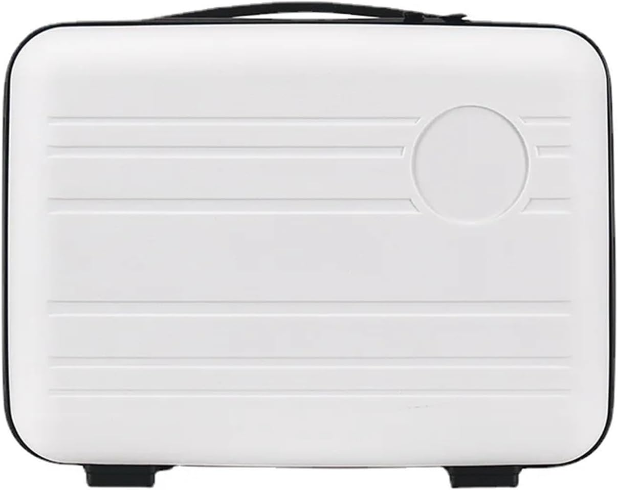 FRAMUN Suitcase Box Hand Luggage Suitcase Cartoon Suitcase Boy and Girl Drag Suitcase Toddler Suitcase (Color : Brown)